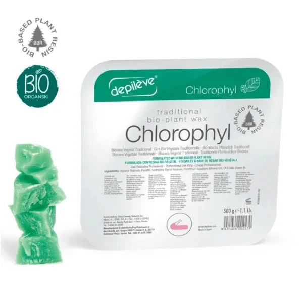 BIO Hlorofil Topli Vosak za depilaciju – 500 g (4 x 125 g) – Depilève