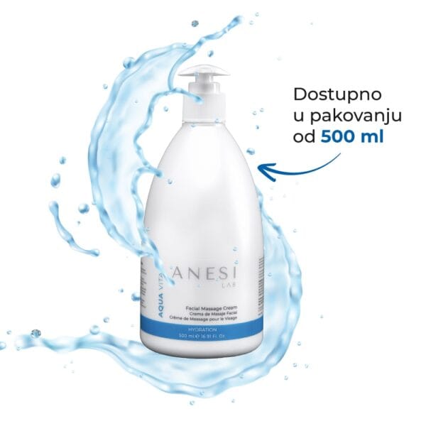 AquaVital Facial Massage krema, 500 ml – ANESI LAB