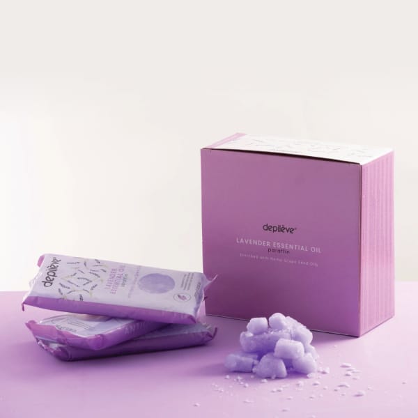 Lavanda parafin sa uljem kokosa i grožđa, 2.8 kg (8 x 350 g) – Depilève