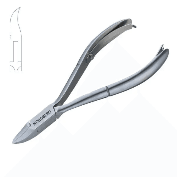 Klešta za pedikir – Korner konkav – inox – Nordberg Sölingen – PN-09