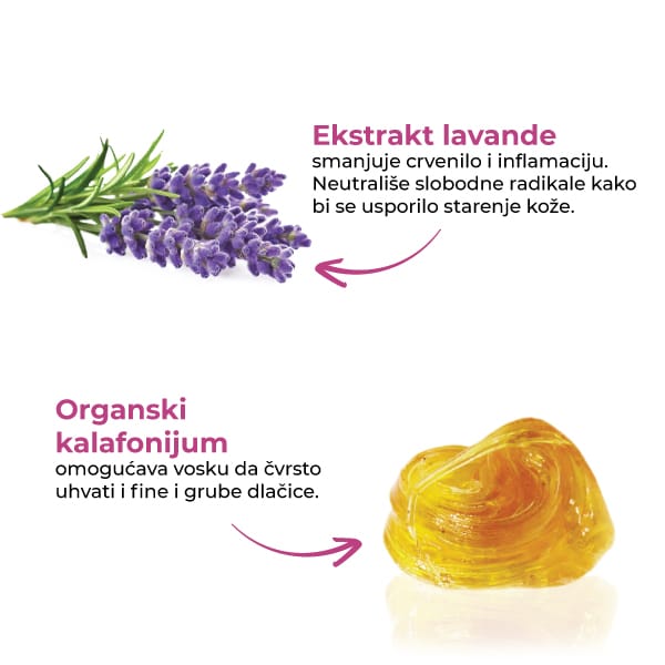Lavanda Hladan vosak za depilaciju – 800 ml – Depilève
